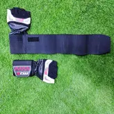 دستکش نیمه بدنسازی حرفه ای دوچسبه فوق العاده با کیفیت سایزs و L