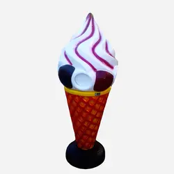 سطل زباله طرح ماکت بستنی | بازرگانی برفین