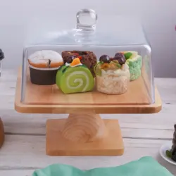 کیک خوری پایه دار مربع