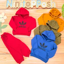 ست هودی شلوار چاپ آدیداس بچه گانه