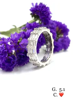 انگشتر نقره زنانه مدل طرح جواهر کد SWA104 - زیورآلات نقره 925 اکسسوری عرضه کننده جواهرات نقره به صورت تک و عمده با بهترین قیمت ها