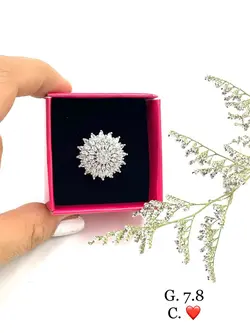 انگشتر نقره زنانه مدل طرح جواهر کد SWA109 - زیورآلات نقره 925 اکسسوری عرضه کننده جواهرات نقره به صورت تک و عمده با بهترین قیمت ها