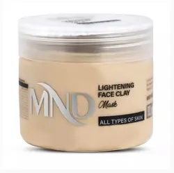 ماسک صورت روشن‌کننده حاوی خاک رس مناسب انواع پوست ام ان دی 200 میلی‌لیتر