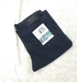 شلوار لی بگ مردانه رنگ زغال سنگی