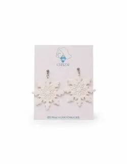 گوشواره پلیمری دونه برف