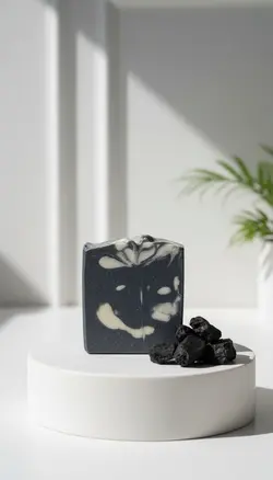 صابون زغال فعال تنظیم چربی پوست کاهش جوش روشن کننده پاک کننده عمیق آرایش