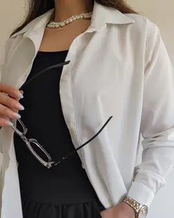 شوميز سفيد بيسيك