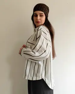 شوميز راه راه كنفي