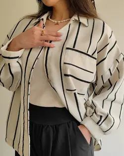 شوميز راه راه كنفي