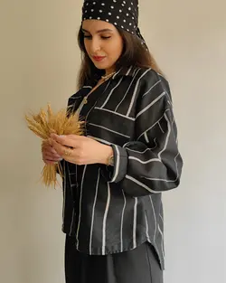 شوميز راه راه كنفي