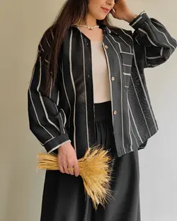 شوميز راه راه كنفي