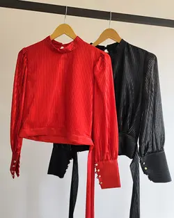 شوميز ساتن كد 1