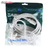 کابل برق سه پین دیتا لایف یک و نیم متر