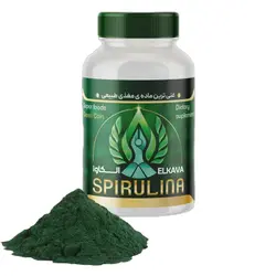 پودر ۱۰۰ گرمی‌ جلبک‌ خوراکي اسپیرولینا