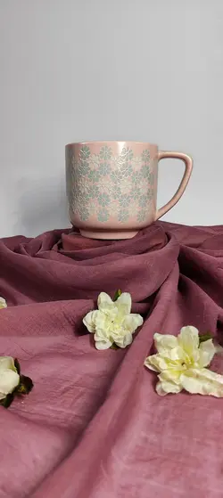 ماگ سرامیکی برجسته مدل شکوفه