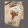 سرویس خواب نوزاد با قنداق چاپی مادرکر MOTHERCARE مدل: WILD LIFE KREM