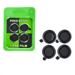 محافظ لنز و گلس تکی دوربین موبایل مدل Xiaomi Poco X6Pro