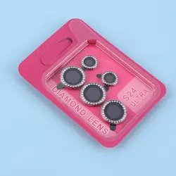 محافظ لنز دوربین نگین دار Lens Film سامسونگ Galaxy S24 Ultra