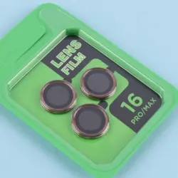 محافظ لنز دوربین رینگی Lens Film آیفون iPhone 16 Pro / 16 Pro Max - مشکی