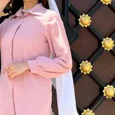 شومیز زنانه دکمه مخفی جنس الیزه مصری