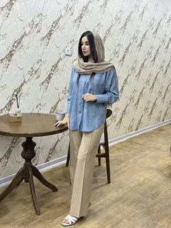 شومیز زنانه آستین کیمونو جنس صوفیا