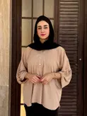 شومیز زنانه جلو بسته الیزه مصری