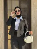 کراپ کت زنانه مازراتی طرح رها