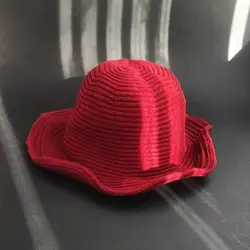 کلاه پاییزه زنانه بافت وارداتی مدل فلاپی | با لبه فنردار