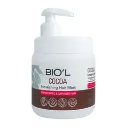 ماسک مو کاکائو مناسب مو رنگ شده و آسیب دیده 500 میل بیول