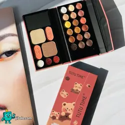 پالت آرایشی حرفه‌ای چندکاره - پکیج کامل سایه، کانتور، رژگونه و هایلایتر