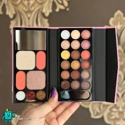پالت آرایشی حرفه‌ای چندکاره - پکیج کامل سایه، کانتور، رژگونه و هایلایتر