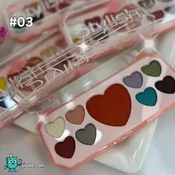 پالت سایه DODO GIRLرنگ قلبی | شامل رنگ‌های اصلی و نئونی