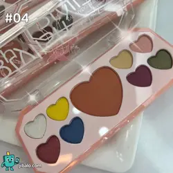 پالت سایه DODO GIRLرنگ قلبی | شامل رنگ‌های اصلی و نئونی