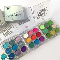 پالت سایه چشم ۹ رنگ - تمرکز بر شاین و اکلیل‌های جذاب