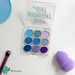 پالت سایه چشم ۹ رنگ - تمرکز بر شاین و اکلیل‌های جذاب