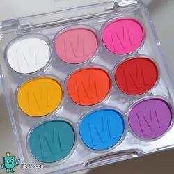 پالت سایه چشم ۹ رنگ - تمرکز بر شاین و اکلیل‌های جذاب