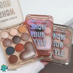 پالت سایه چشم ۹ رنگ قلبی