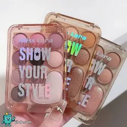 پالت سایه چشم ۹ رنگ قلبی