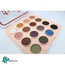 پالت سایه چشم چند رنگ - مات، شاین و گلیتر برای آرایش حرفه‌ای