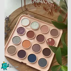 پالت سایه چشم چند رنگ - مات، شاین و گلیتر برای آرایش حرفه‌ای