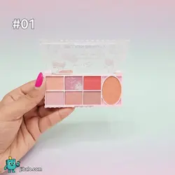 پالت سایه و رژگونه دو طبقه فانتزی