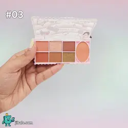 پالت سایه و رژگونه دو طبقه فانتزی