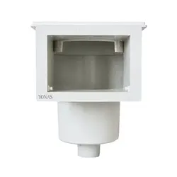 اسکیمر مارتینی 50 کوچک با خروجی 50 میلی‌متری، مناسب برای استخرهای خانگی. جمع‌آوری برگ و آلودگی سطح آب با نصب آسان و دوام بالا.