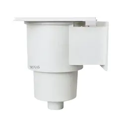 اسکیمر مارتینی 50 کوچک با خروجی 50 میلی‌متری، مناسب برای استخرهای خانگی. جمع‌آوری برگ و آلودگی سطح آب با نصب آسان و دوام بالا.