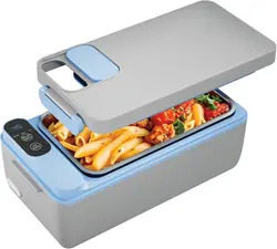 ظرف غذای گرم کن دار پاورولوژی Powerology Lumu Portable Heated Lunch Box PLBF818GYBL