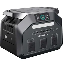 پاور استیشن 1800 وات 20000 میلی‌آمپرساعت 8 در 1 پاورولوژی Powerology PWP1800WBK