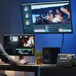 پاور استیشن 1800 وات 20000 میلی‌آمپرساعت 8 در 1 پاورولوژی Powerology PWP1800WBK