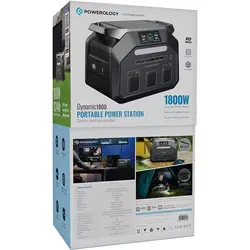 پاور استیشن 1800 وات 20000 میلی‌آمپرساعت 8 در 1 پاورولوژی Powerology PWP1800WBK