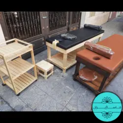 تخت ماساژ ثابت چوبی مدل M351⭐ (گارانتی 1 ساله) برند ماساژیران