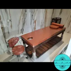 تخت ماساژ ثابت چوبی مدل M351⭐ (گارانتی 1 ساله) برند ماساژیران